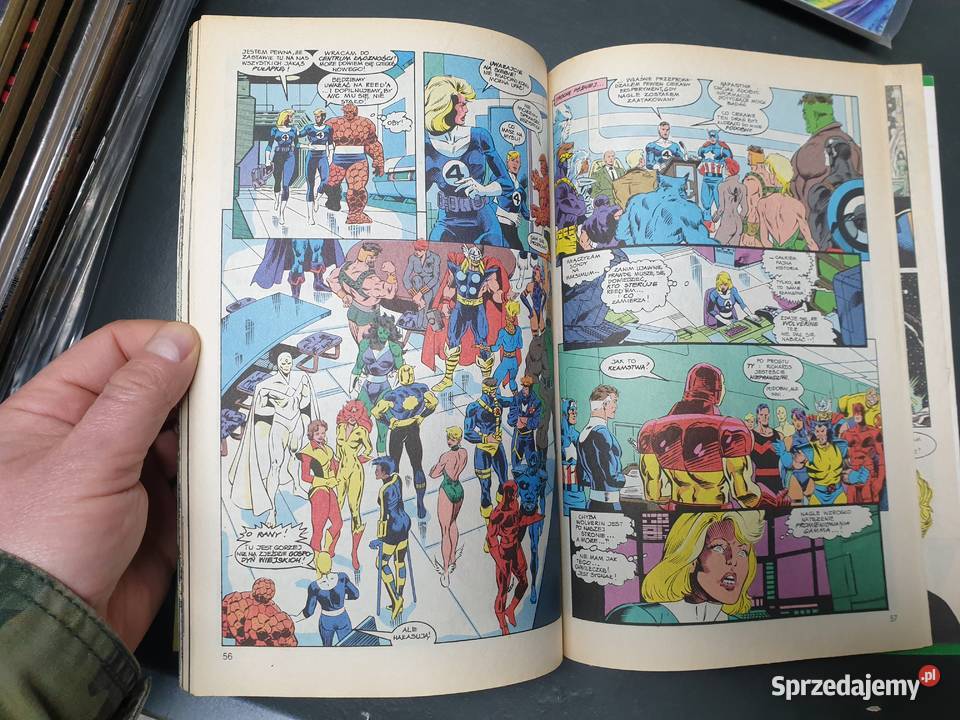 Mega Marvel 3 4 1994 Fantastic Four Polskie