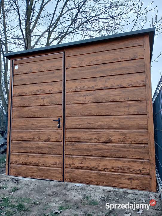 Złoty Dąb Garaż Blaszany Schowek Ogrodowy Wiata Pajęczno