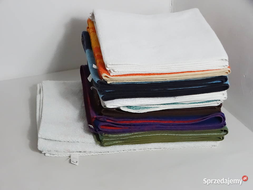 Zestaw 10 solidnych ręczników bawełnianych Różne lubelskie