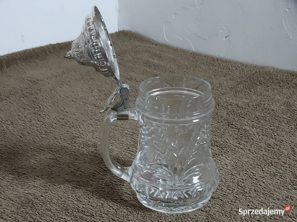 Solidny kufel z cynową klapą BMF Made in W Szklanki i kufle