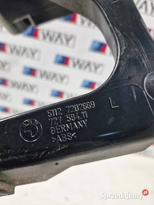 BMW E90 LCI MOCOWANIE ŚLIZG ZDERZAKA LEWY TYŁ osobowe
