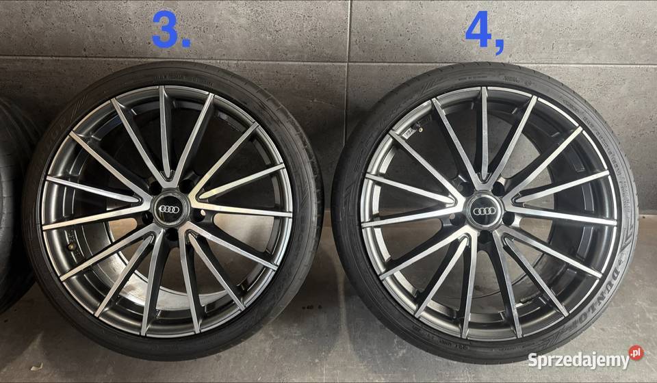 19 Audi A4 b8 b9 A5 felgi koła komplet 5x112