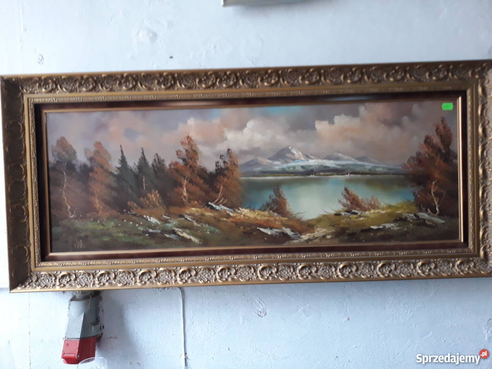 Obraz olejny gory