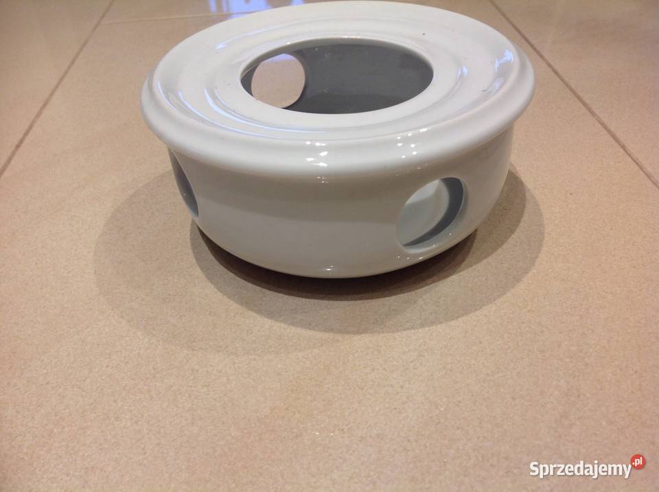 Biały Ceramiczny Podgrzewacz na wkłady