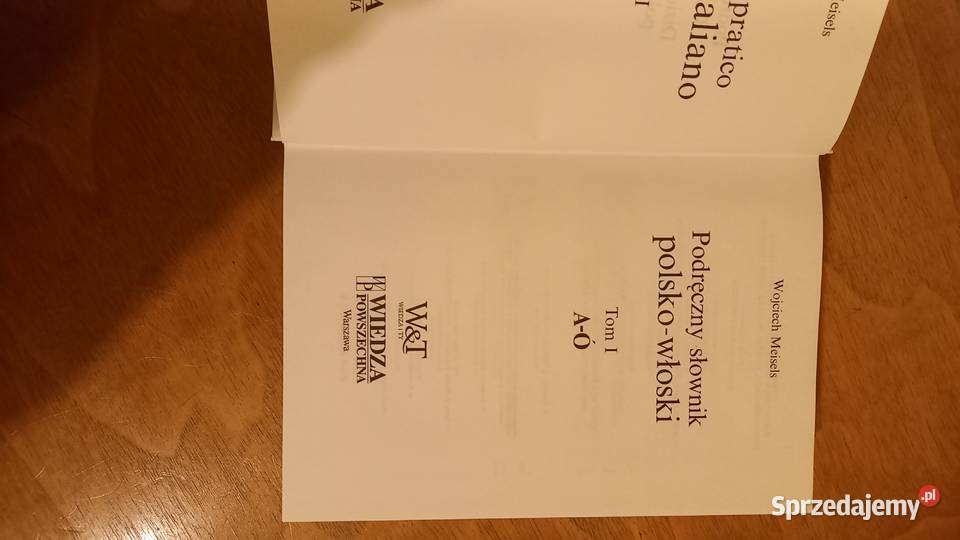 Słownik włosko polski i polsko włoski Książki do nauki języka obcego mazowieckie Warszawa