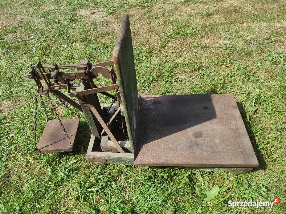 Przedwojenna waga towarowa