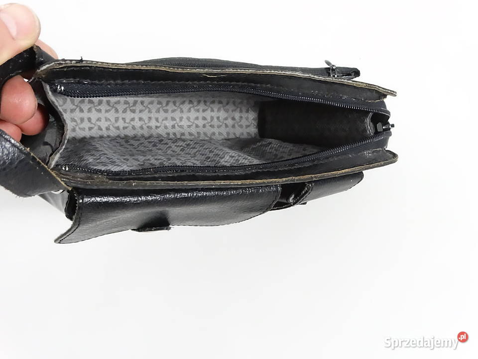 Męska Saszetka do Ręki Organizer Skóra Naturalna