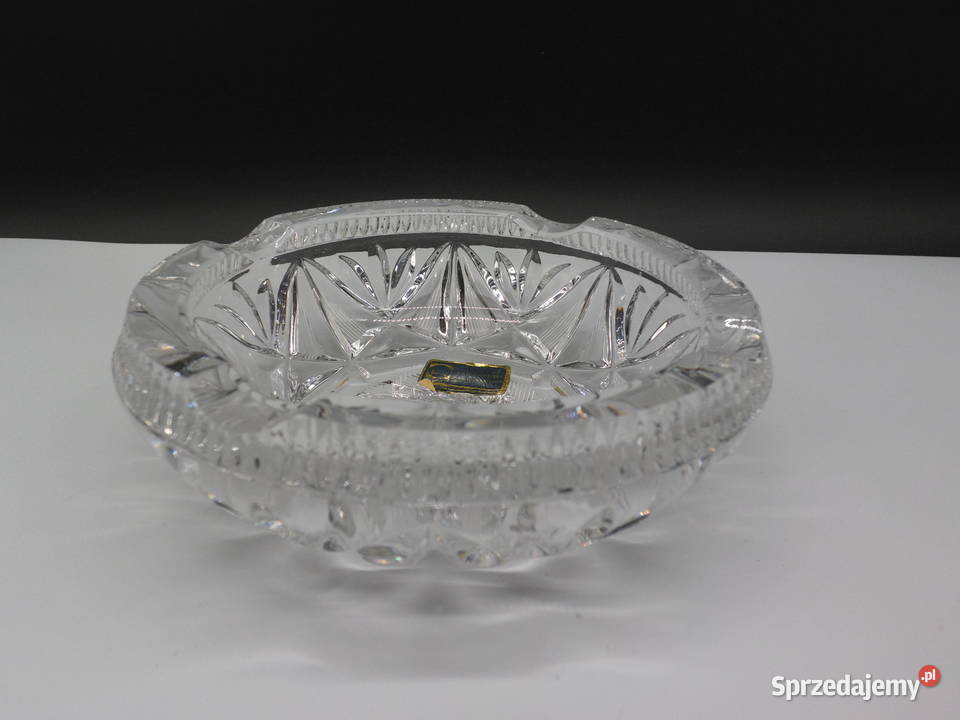 Kryształowa Popielniczka VINTAGE Lausitzer Glas