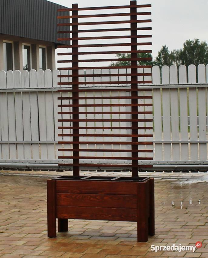 donica DREWNIANA z kratką małopolskie