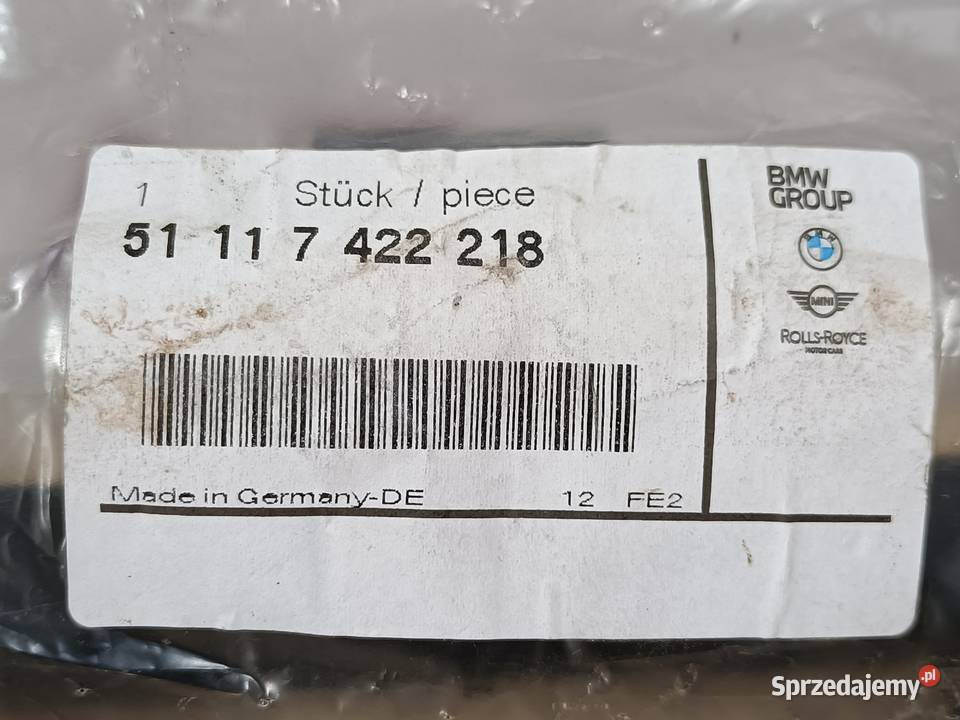 BMW 3 G20 G21 ABSORBER UDERZENIA DOLNY ZDERZAK osobowe Pleszew