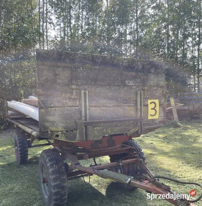Przyczepa wywrotka 3stronna 6T DO REMONTU z Krone Janów