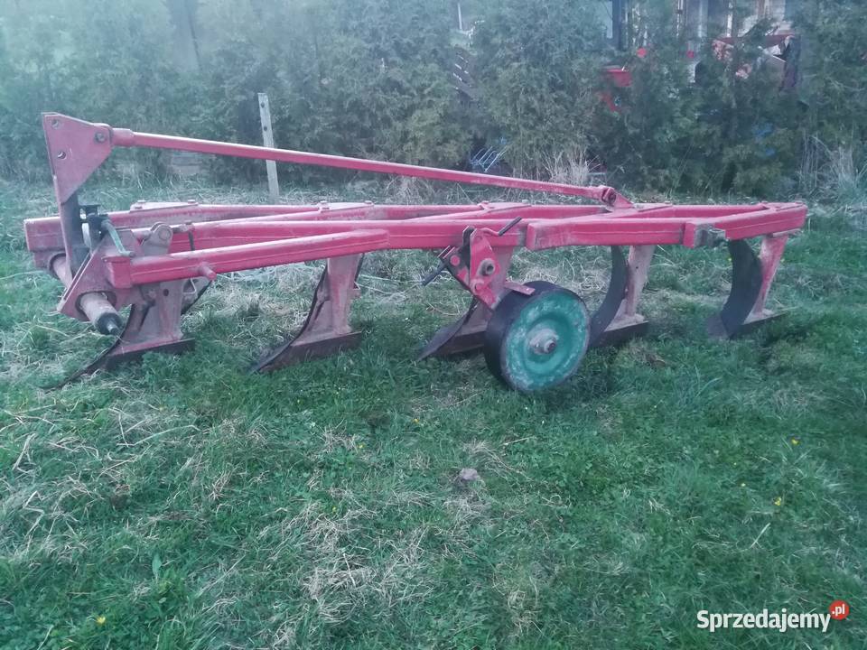 Pług Unia GRUDZIĄDZ 3 5 skibowy duży odkładnie podkarpackie Gnojnica