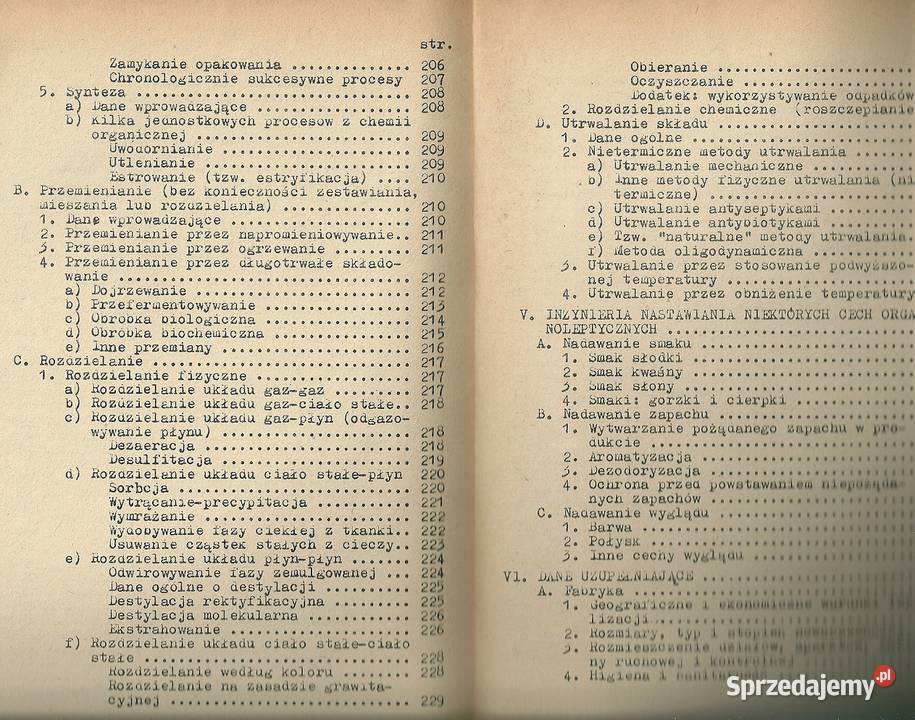 Zarys technologii koncentratów żywnościowych łódzkie Łódź