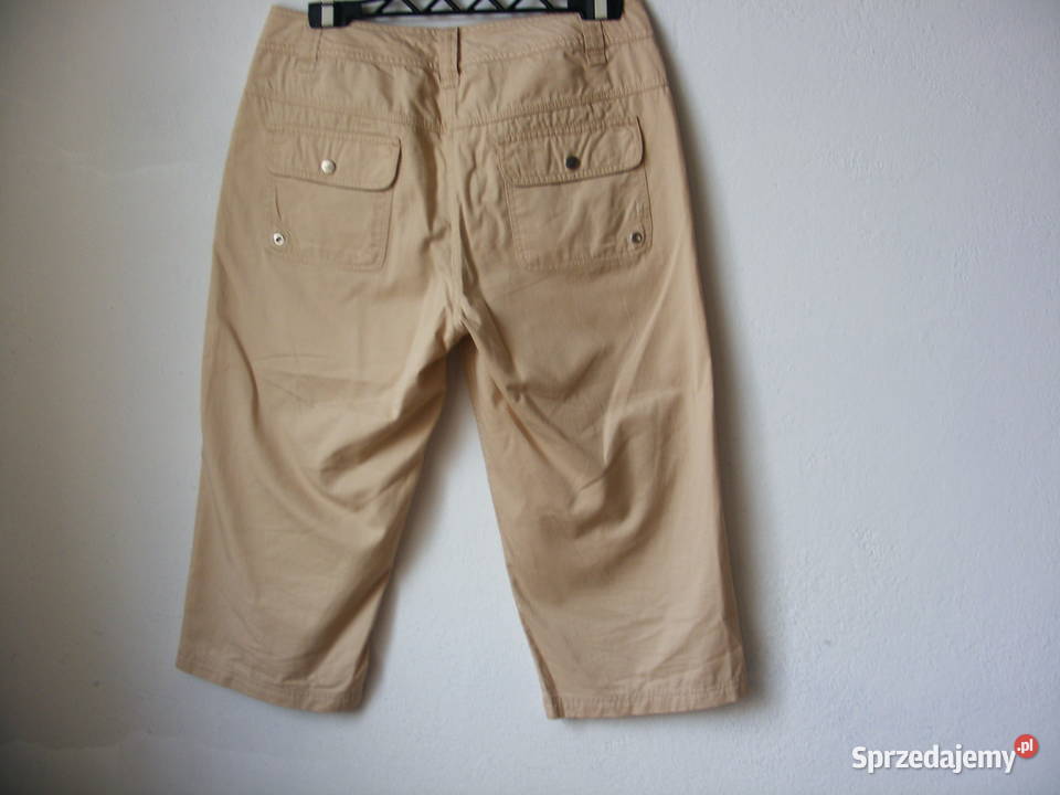 Spodnie beżowe rybaczki R 40 Oborniki Śląskie