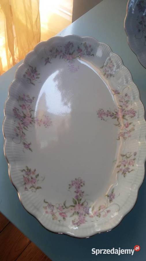 Stara porcelana Wałbrzych półmisek 34 piękny Łódź