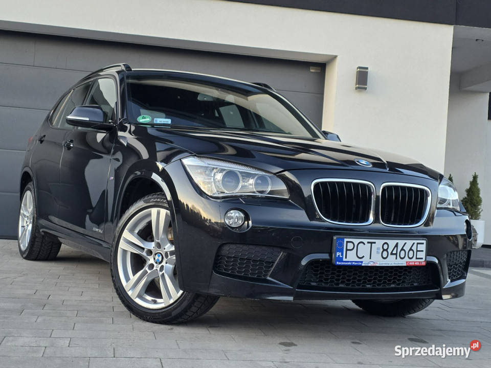 BMW X1 fabryczny M pakiet bezwypadkowy ALCANTARY Czarnków