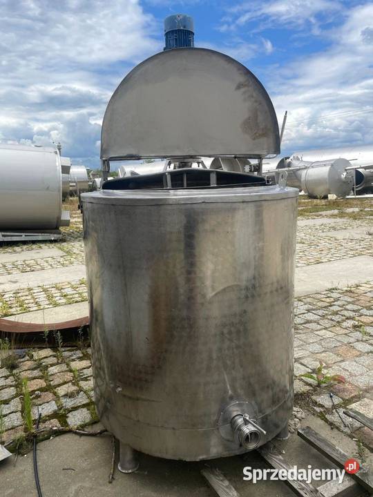 Zbiornik ze stali nierdzewnej 650l z izolacją Produkcja kujawsko-pomorskie Wtelno