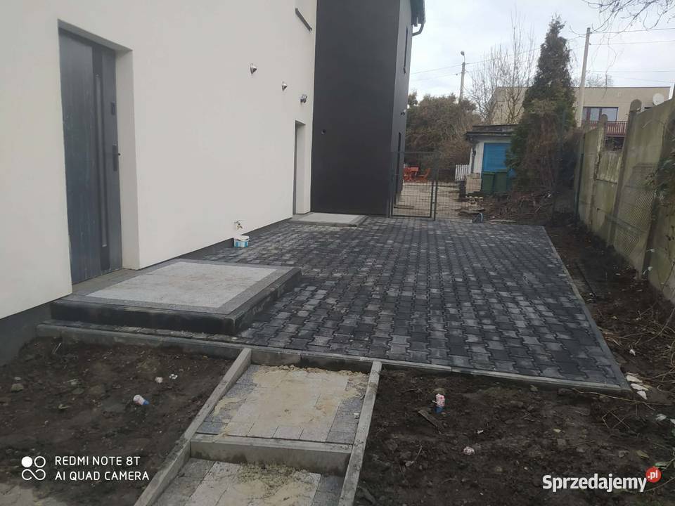 Układanie kostki brukowej Usługi koparką Żory usługi budowlane