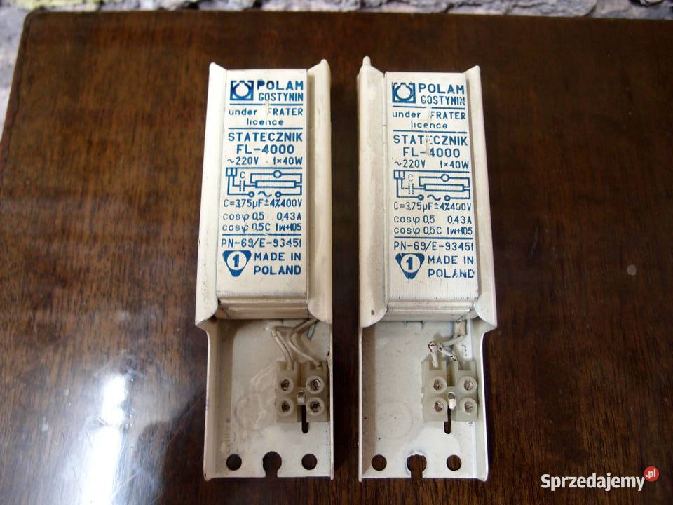 Stare stateczniki dławiki Produkcja PRL lata Łódź