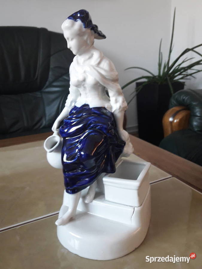 Kobieta z dzbanem figurka porcelanowa J Janów Lubelski sprzedam