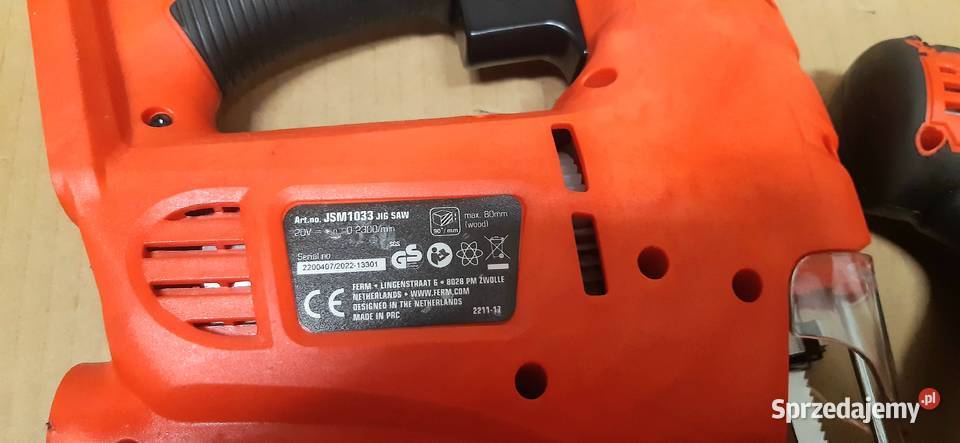 Wkrętarka wyrzynarka Ferm 20v ładowarka bateria podkarpackie