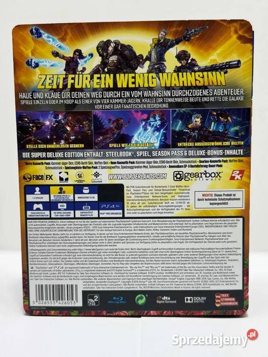 GRA BORDERLANDS 3 SUPER DELUXE EDITION STEELBOOK akcja Gry na konsole