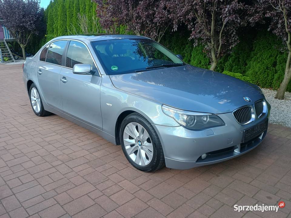 BMW 520i E60 22i 170 6biegów Nawigacja Tempomat immobilizer wielkopolskie Witkowo
