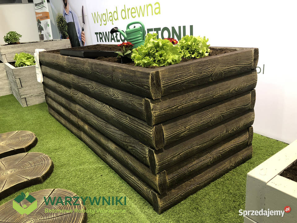 Rabata betonowa Skrzynie na warzywa Warzywnik Architektura ogrodowa Górno