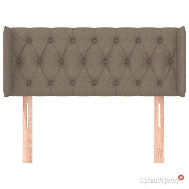 Zagłówek uszak taupe 93x16x7888 tkanina Warszawa