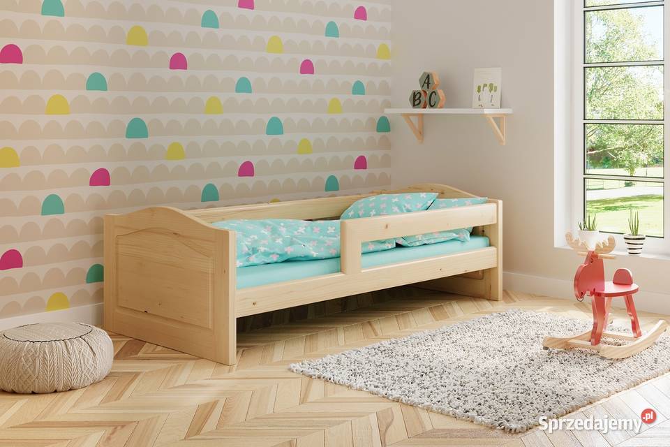 ŁÓŻKO Drewniane Dziecięce 80x160 GR35 Łóżka, wersalki i sofy małopolskie Zakopane