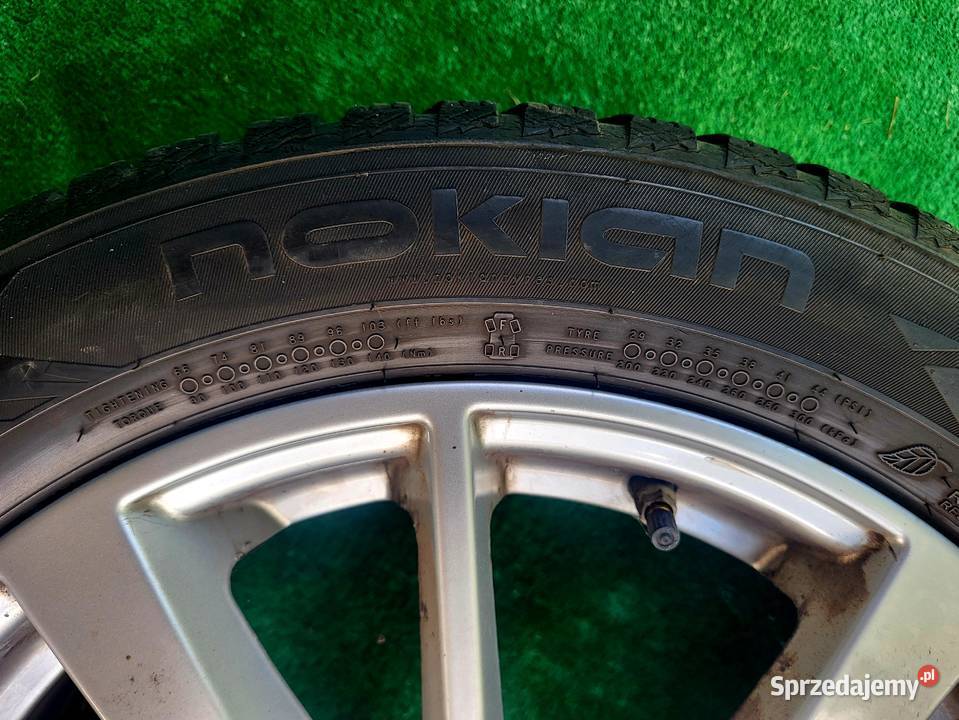 Alufelgi 4 koła Toyota 17 5x114 opony zima Kraków
