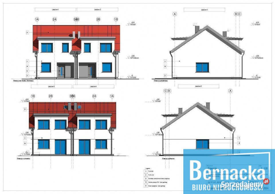 Dom w zabudowie bliźniaczej na dużej działce