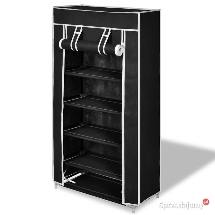 Materiałowa szafa na buty z osłoną 58x28x106 Warszawa