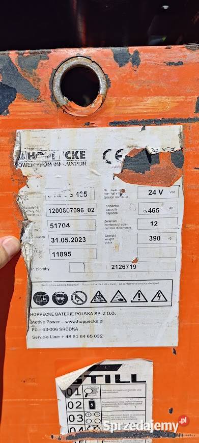 Wózek paletowy z miejscem operatora elektryczny Łowicz