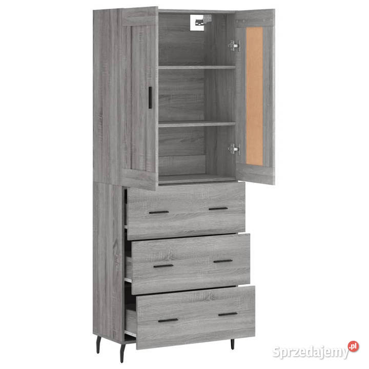 Witrynka szary dąb sonoma 695x34x180 materiał Warszawa