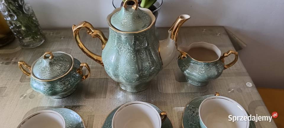 Stara porcelana Chodzież serwis kawowy Nysa