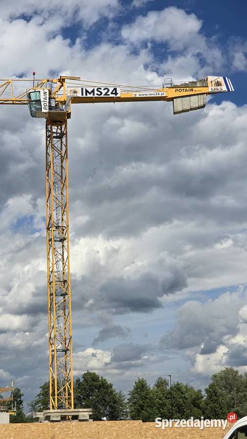 Żuraw wieżowy Potain MDT 178 2011 dolnośląskie Ligota Piękna