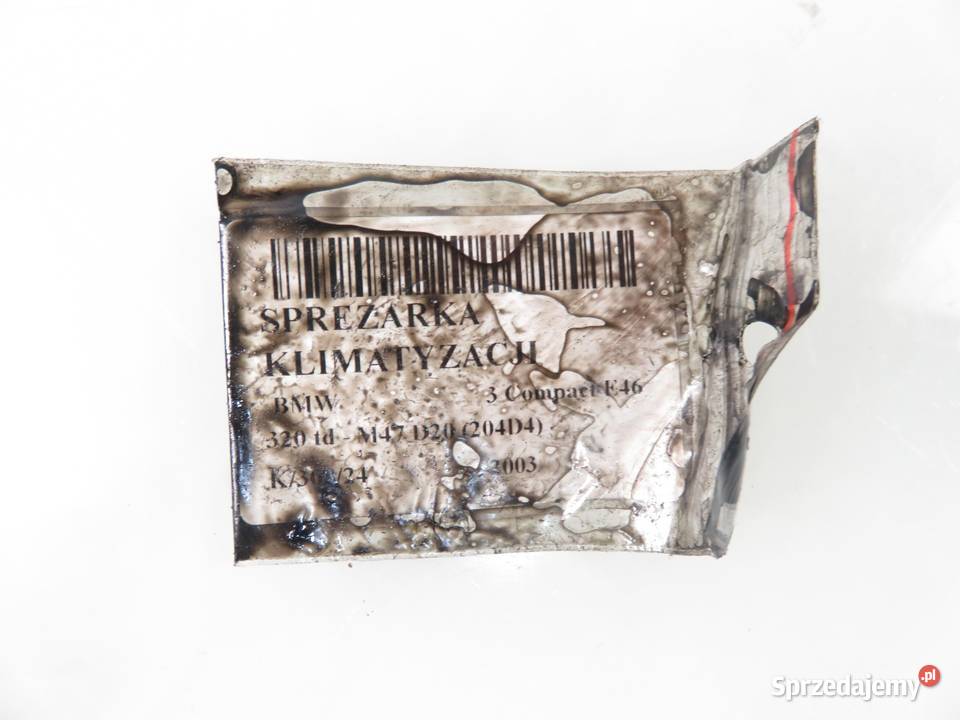 KOMPRESOR KLIMATYZACJI BMW 3 E46 320 td osobowe