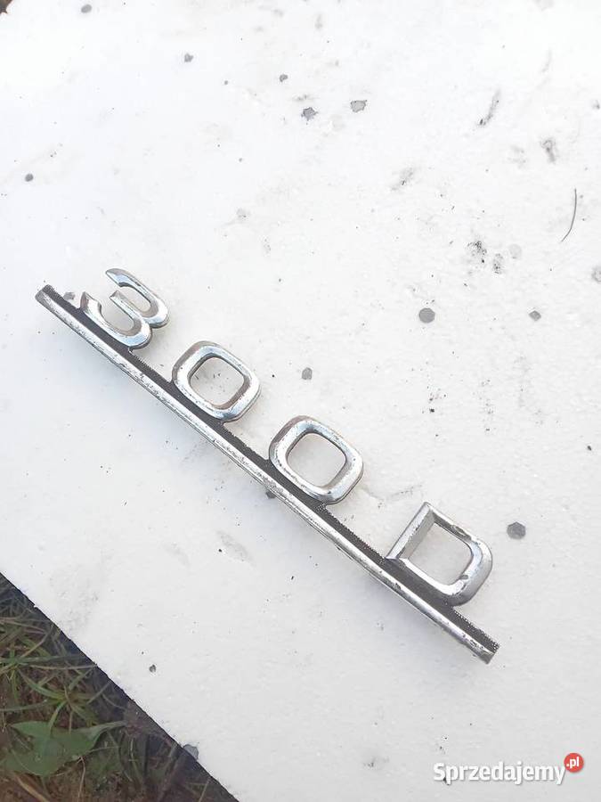 Mercedes 123 300 D emblemat osobowe Milejewo