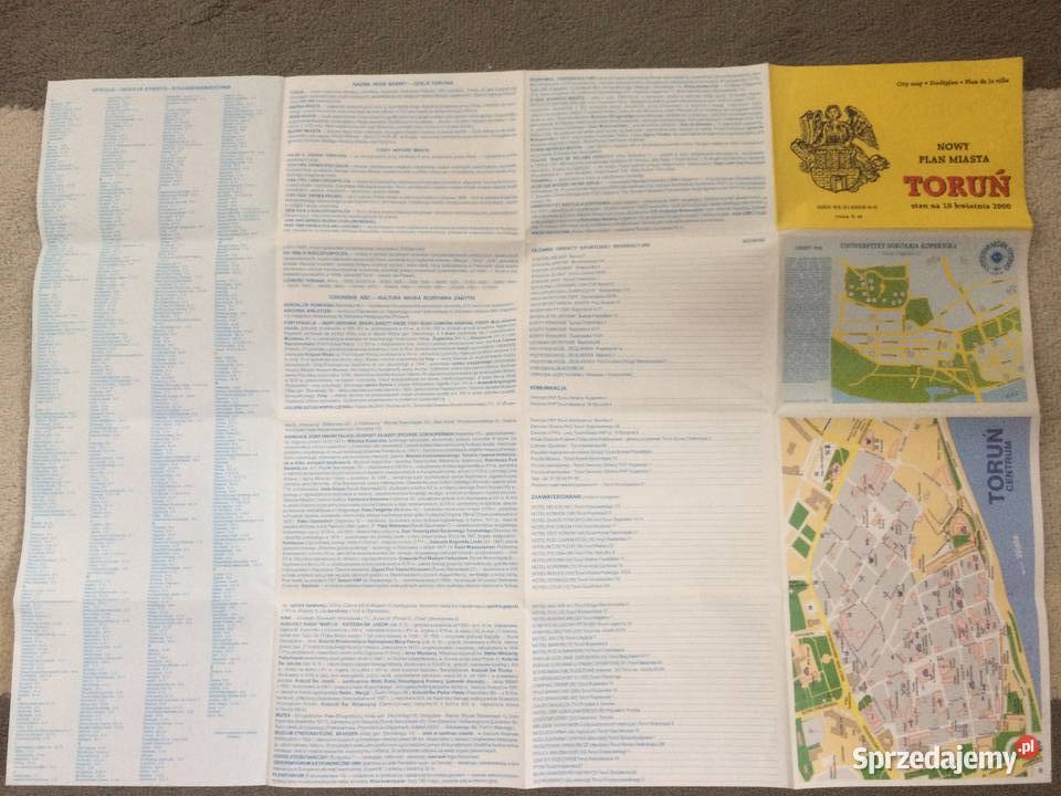 747 Plan Miasta Toruń zachodniopomorskie Szczecin