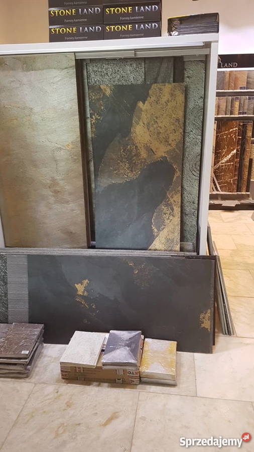 Fornir kamienny KBlack Gold czerń złoto duży XL Wrocław