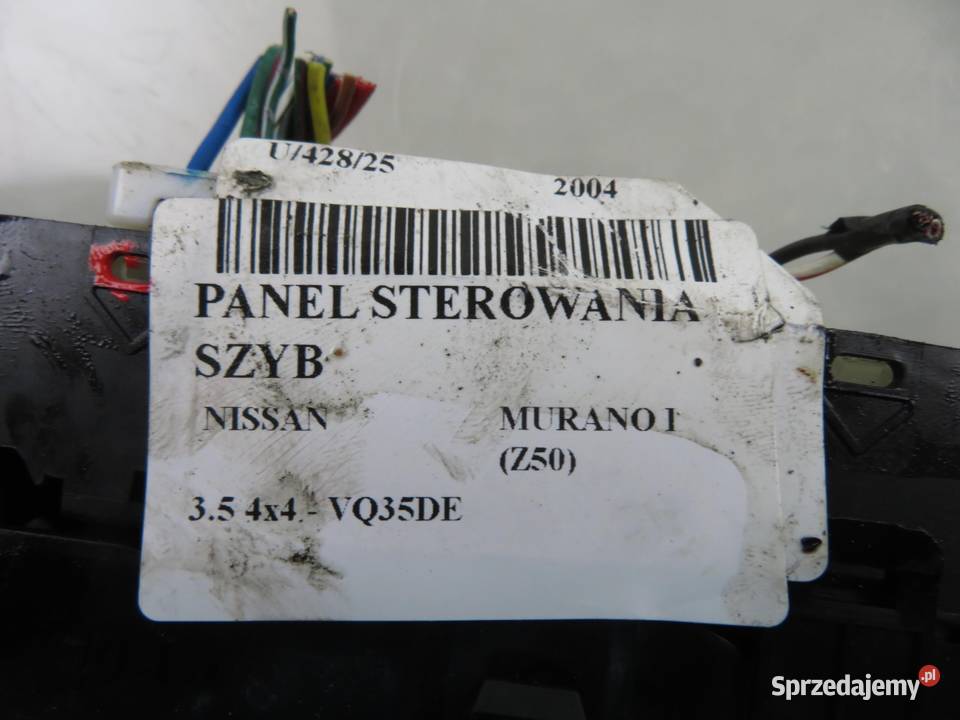 PANEL SZYB NISSAN MURANO I Z50 małopolskie