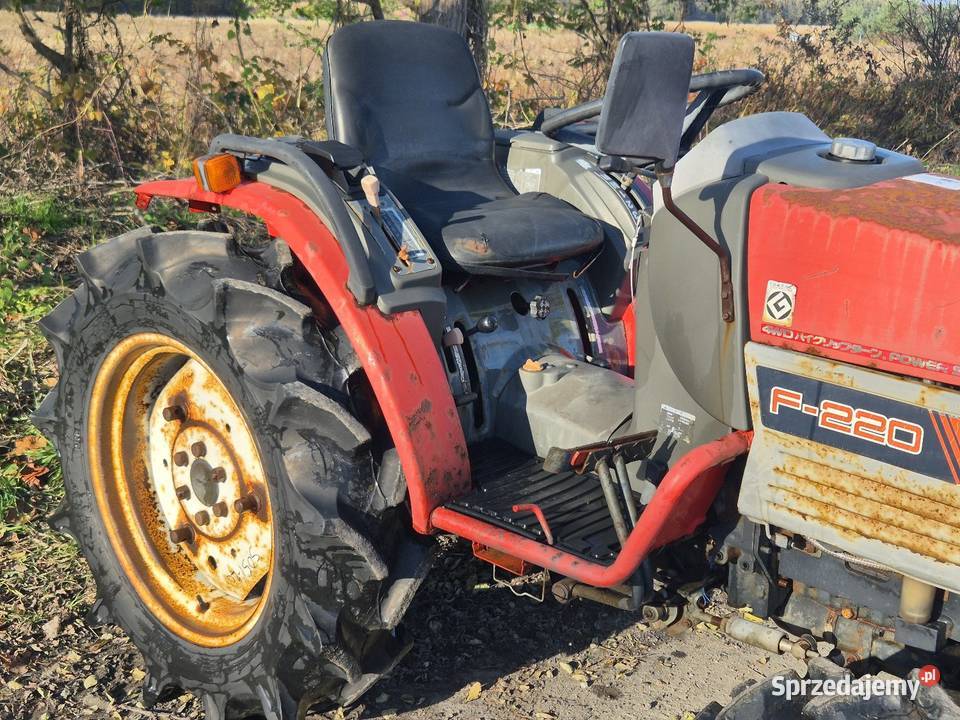 Traktorek traktor YANMAR F220D 22 44 Wspomaganie Małuszyn