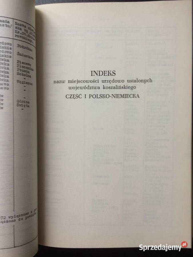 2832 Nazewnictwo Miejscowości Pomorza Zach 1945 Szczecin sprzedam