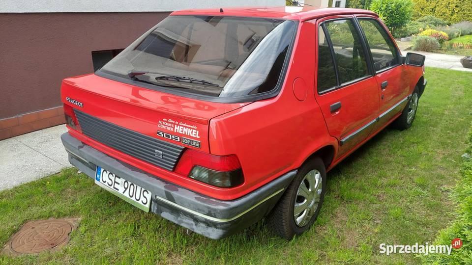 Peugeot 309 świetny i zadbany youngtimer kujawsko-pomorskie Sępólno Krajeńskie sprzedam