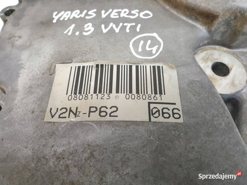 Toyota Yaris Verso 13 VVTi OBUDOWA ROZRZĄDU