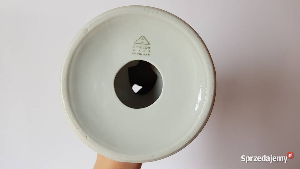 Lampa figurka Róg obfitości Ćmielów porcelana