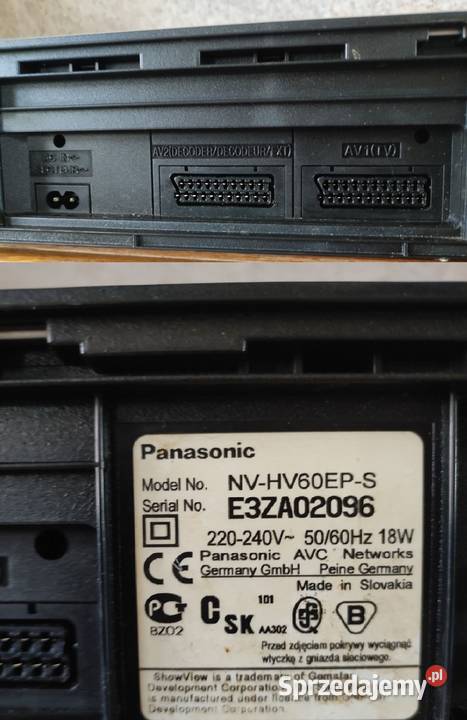 Panasonic NVHV60EPS Magnetowid DVD Panasonic  Magnetowidy Kielce