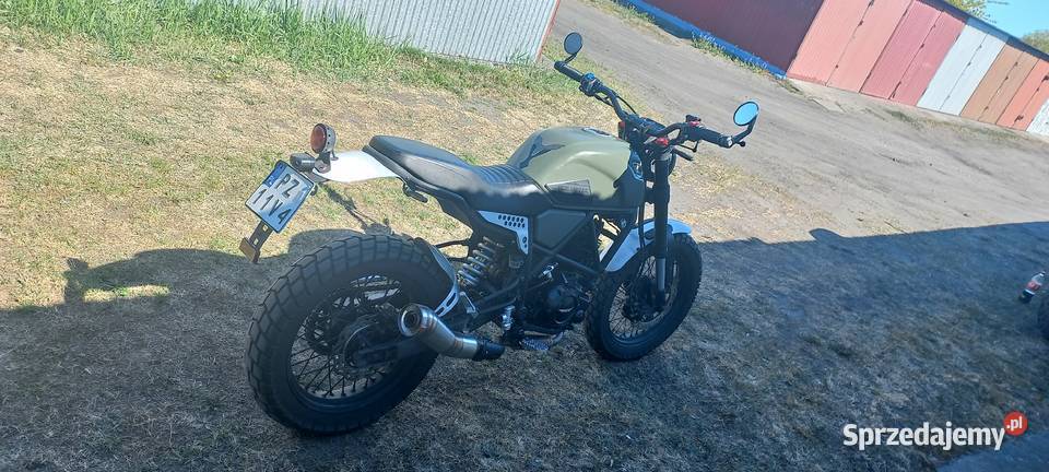 Zipp scrambler 125cc niski przebieg kat B Bydgoszcz