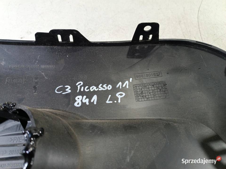 KRATKA ZDERZAKA LEWY PRZÓD CITROEN C3 PICASSO